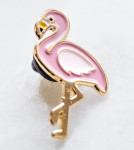 Пин металлический Фламинго